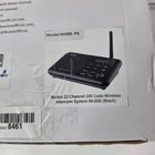 Wuloo Wireless Intercom System 22 Channel 1 Mile Range W888-p6 Black Open Box