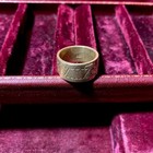 Rare Heavy Antique Gold Ring 9 75g Stamped 18k Pre 1906 Unregulated