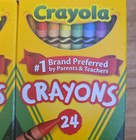2 Pack Of Crayola Crayons 24 Ct  Back To School Supply