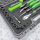 Snap-on Tools New 33pc 3 8  Drive Metric   Sae Assorted Service Set 233fsmbfg