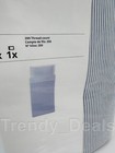 Ikea Blavinda Twin Duvet Cover W  Pillowcase Bed Set Blue Solid striped - New