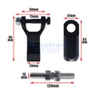 For Yamaha Raptor 700 700r Lowering Kit Link Drop 4  Front   3 5  Rear Aluminum