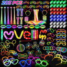 Glow In The Dark Party Supply 27 Rave Accessory 56 Led Toy 100 Glow Stick Bulk