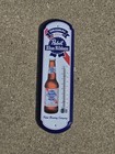 Pabst Blue Ribbon Deer Flag And Pabst Thermometer   free Shipping