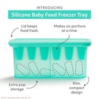 Munchkin Silicone Baby Food Freezer Tray - Mint