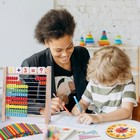 Wooden Abacus For Kids Math Manipulatives Learning Clock For 5 6 7 8 Year Old   