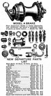 Nos New Departure Model A Coaster Brake Disc Plate Knurled