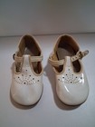 Mary Jane White Patent Leather Toddler Child Baby Doll Shoes Kids 41443 Vintage 