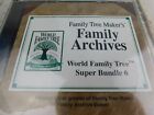 Family Tree Maker s Family Archives World Family Tree Vi Super Bundle 6 Sealed