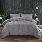 Microfiber Bedding Set  1 Duvet Cover   2 Pillow Shams Queen king cal K