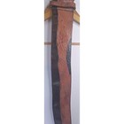 Handmade Lebanon Two Tone Brown Black Leather Wide Waist Belt Large Cayak 415 00