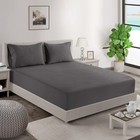 Full Size Fitted Sheet  100  Organic Cotton  3pc Set  1 Fitted Sheet 2 Pillow   