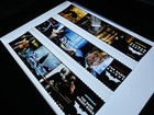 The Dark Knight Trilogy -  3  Film Strip Set   christopher Nolan 