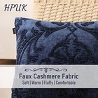  Throw Pillow Covers With Damask Embroidered Pattern  18x18 Inch  Pack Of 2 