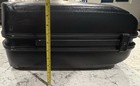 Vintage Samsonite Silhouette 5 Black Hard Shell Rolling Suitcase 25x21x10- 2 Key