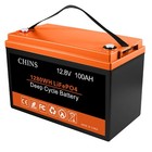 Chins 12v 100ah Lifepo4 Battery  Built-in 100a Bms  For Rv  Golf Car Etc used 