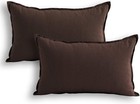 Cotton Linen Square Decorative Throw Pillow Case Cushion Cover With Twin Need   
