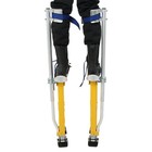 24 -40  Adjustable Height Stilts Aluminum Drywall Tool For Painter Taping Yellow