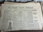 The Shelby County Democrat Lot  Assorted Newspaper  1894     1907  11 Papers