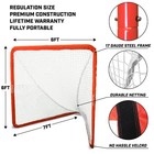 Gosports Regulation Lacrosse Goal With Steel Frame   Only Truly Portable Goal