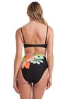 Nwt  148 Sz 12 Trina Turk Bouquet Floral Bandeau One Piece