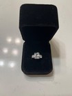 Lab-created Engagement Ring 14k Gold With Matching Wedding Band