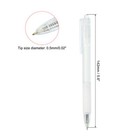 Black Gel Pens 20pcs Fine Point Clear Rod With White Soft Grip 0 5mm Roller Ball