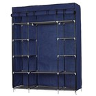 Portable Wardrobe Clothes Armoire Closet Storage Shoe Rack Shelves Bedroom Home