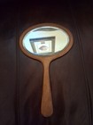 Mirror Unique Vintage Wooden Hand Held Mirror 