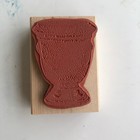 Vintage Victorian Or Grecian Urn   Vase Stamp - Wood   Rubber Stamp
