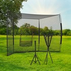 Soozier Softball And Baseball Net Set W  Tee  Caddy   Portable Carry Bag