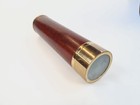 Vintage 1987 Van Cort Instrument Makers Wood   Brass Kaleidoscope 9 5  24cm Tall