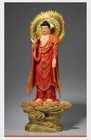 30  China Pure Bronze Copper 24k Gold Carved Shakyamuni Sakyamuni Buddha Statue