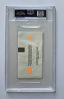 Novak Djokovic Signed 2023 French Open Finals Ticket Stub Slab 10 Psa dna  