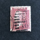 1873 1d Stamp - Penny Red Plate 165  - Il -london Postmark - Queen Victoria-sg43