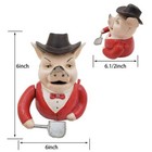6 Inch Pig Cast Iron Mechanical Coin Bank Vintage   Antique Toys 5lb12oz