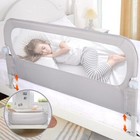 Baby Bed Rail Guard For Toddlers - 47  Toddler Bed Side Rails For Twin  Full    