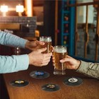 12-pack Retro Vinyl Record Coasters  80s Music Themed Drink Coasters For 12pc