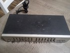 Realistic Seven Band Stereo Analog Equalizer Model 31-1989 Black silver