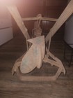 Vintage Antique Walk Behind Farm Cultivator
