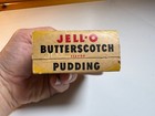 Vintage Antique Jell-o Jello Butterscotch Pudding Box 40s General Foods New York