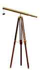 Nautical Brass 39  Telescope On Wooden Tripod Stand Antique Vintage Spyglass New