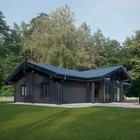 Prefab Log Cabin Home Kit Wooden Shell 1938 Ft     180 M   - Discount Card 3  Off