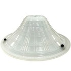 Art Deco Hanging Opalescent Milk Glass 10 5  Vintage Ceiling Light Shade-rare