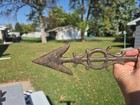 Antique Cast Iron Directional Weathervane Arrow Country Farm House Decor