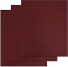 25 Pack 12 Mil Sand-textured Binding Covers  Letter Size  Maroon 8 5  X 11