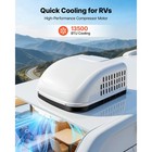 Uimoso 13500 Btu Rv Rooftop Air Conditioner  Ducted   Non-ducted  White