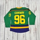 Charlie Conway 96 Mighty Ducks Jersey M Vintage Hockey Movie Costume Disney