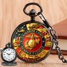 Us Marine Corps 250th Anniversary 2025 Pocket Watch Tmthu598 Gift Box Included