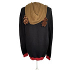 Ugly Christmas Sweater Men s Reindeer Hoodie With Antlers Size Large